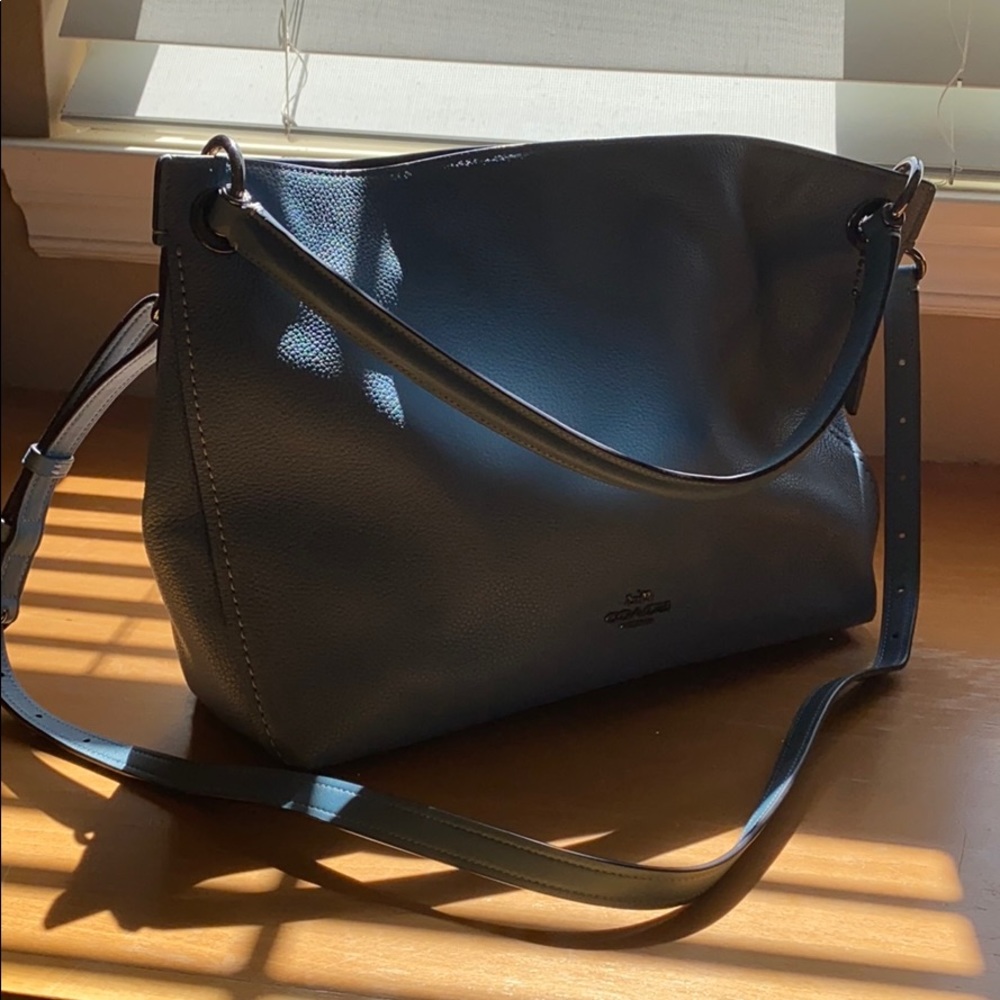 COACH hobo. Mid blue. NWOT